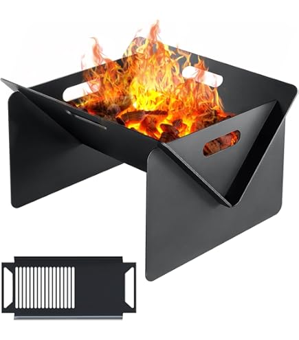 Amazon.com : Snow Peak Pack & Carry (M) Fireplace - Made of